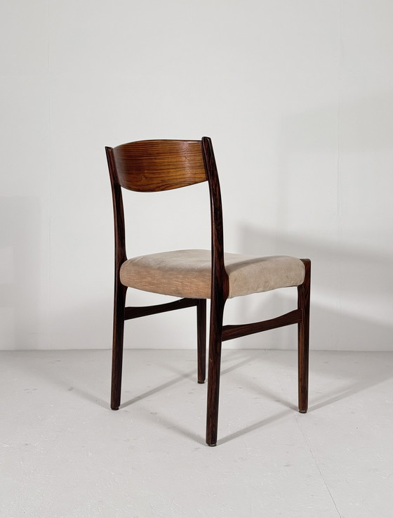 Image 1 of 7x Vintage Mid Century Eetkamerstoelen