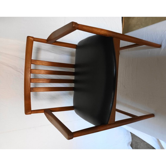 Image 1 of Scandinavische vintage teakhouten fauteuil van Westnofa, 1960