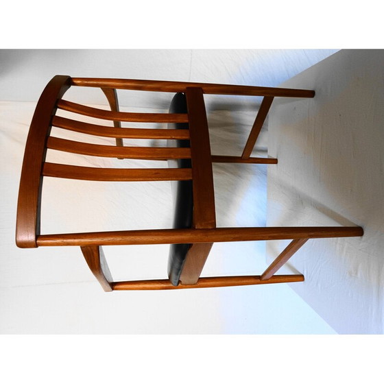 Image 1 of Scandinavische vintage teakhouten fauteuil van Westnofa, 1960