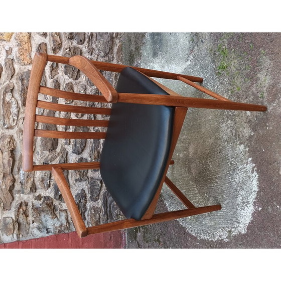 Image 1 of Scandinavische vintage teakhouten fauteuil van Westnofa, 1960