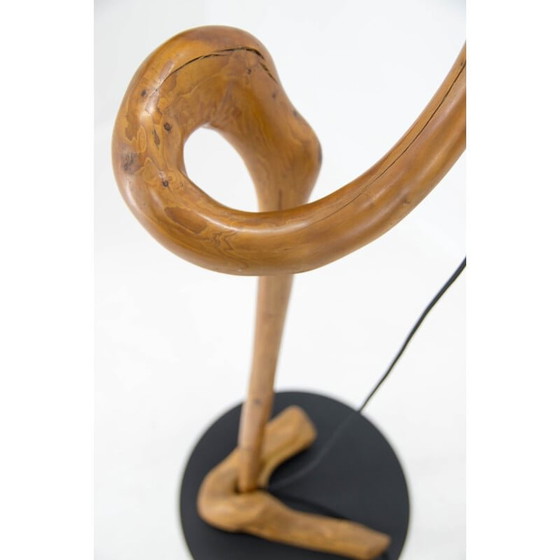 Image 1 of Vintage houten vloerlamp, jaren 1960