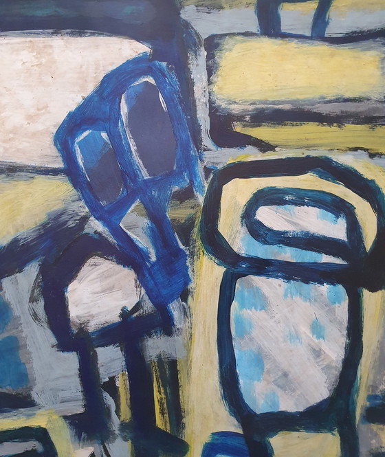 Image 1 of Dutch Cobra Gouache Th.Wolvecamp (1925-1992)