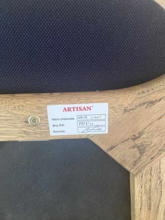 Image 1 of 6x Artisan eetkamerstoelen