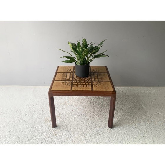 Image 1 of Vintage G Plan betegelde en teakhouten salontafel, jaren 1960