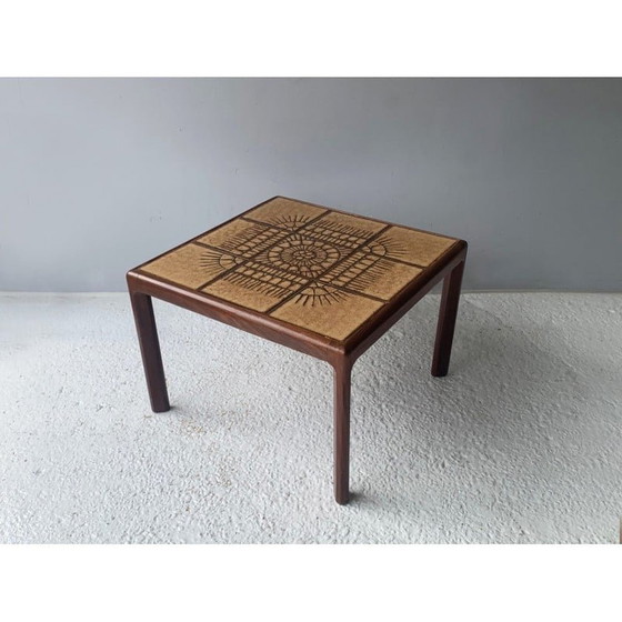 Image 1 of Vintage G Plan betegelde en teakhouten salontafel, jaren 1960