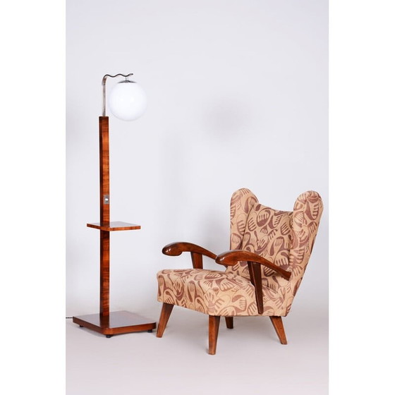 Image 1 of Vintage bruine Art Deco fauteuil, jaren 1930