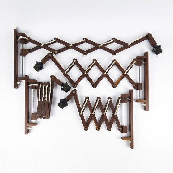 Image 1 of 2X Vintage Schaar Wandlampen