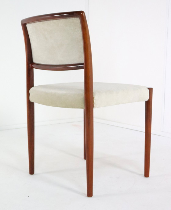 Image 1 of Set 4 Niels O Möller Stoelen Model 80 Vintage Palissander