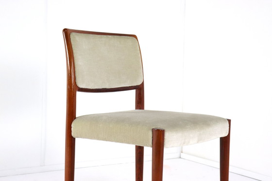 Image 1 of Set 4 Niels O Möller Stoelen Model 80 Vintage Palissander