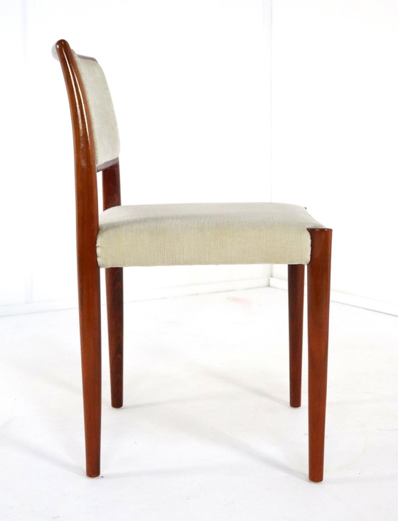 Image 1 of Set 4 Niels O Möller Stoelen Model 80 Vintage Palissander