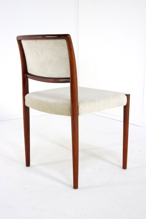 Image 1 of Set 4 Niels O Möller Stoelen Model 80 Vintage Palissander