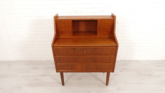 Image 1 of Vintage Secretaire | Teak | 101 Cm