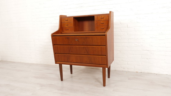 Image 1 of Vintage Secretaire | Teak | 101 Cm