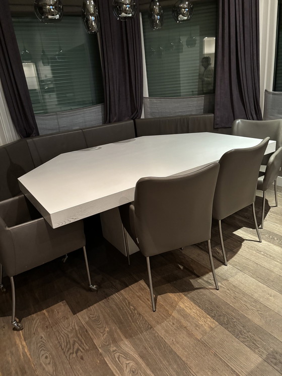 Image 1 of 8X Bert Plantagie Eetkamerstoelen 