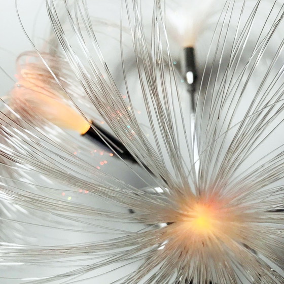 Image 1 of Vintage palmboom lamp - Space Age nachtlampje - glasvezel - 1970