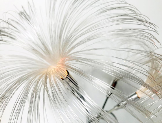 Image 1 of Vintage palmboom lamp - Space Age nachtlampje - glasvezel - 1970