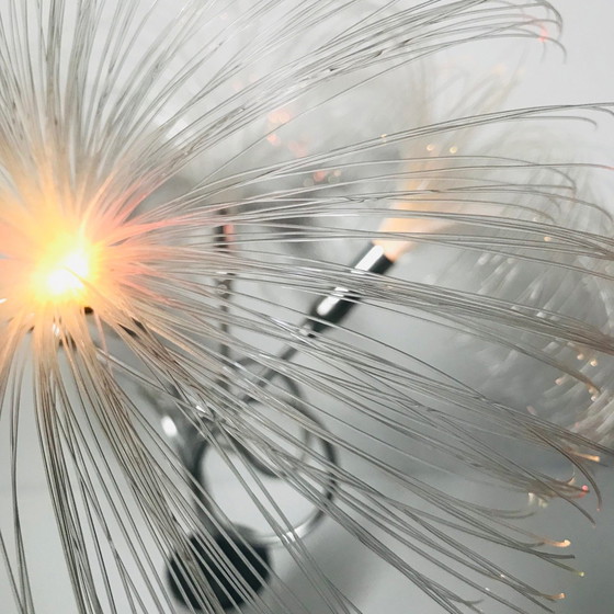 Image 1 of Vintage palmboom lamp - Space Age nachtlampje - glasvezel - 1970