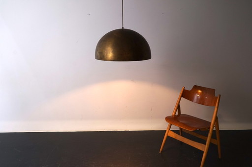 Brons hanglamp Mid-Century