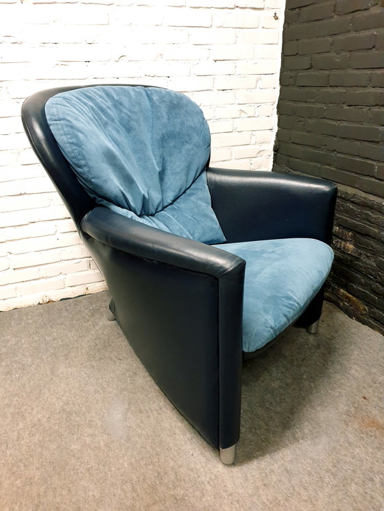 Image 1 of 2x Leolux model Excalibur fauteuil