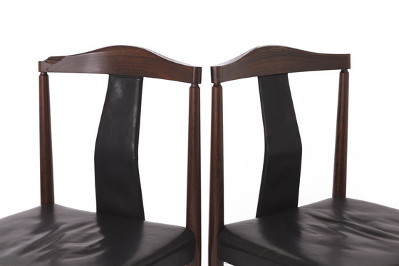 Image 1 of 4x vintage eetkamerstoelen