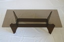 Altuglas salontafel rookglas 70s