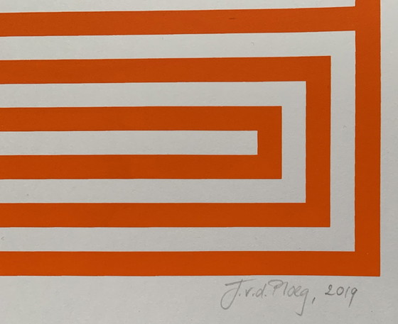 Image 1 of Jan van der Ploeg | Set van twee handgesigneerde kleurenzeefdrukken | zonder titel | 2019