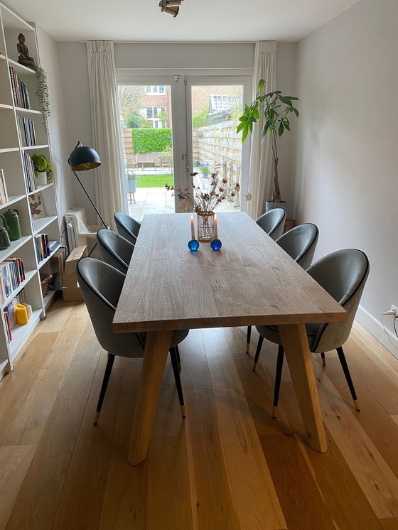 Image 1 of Eichholtz Biot Tafel Licht Eiken