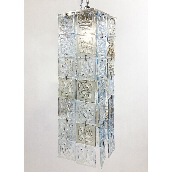Image 1 of Vintage plafondlamp van Murano glas, Italië
