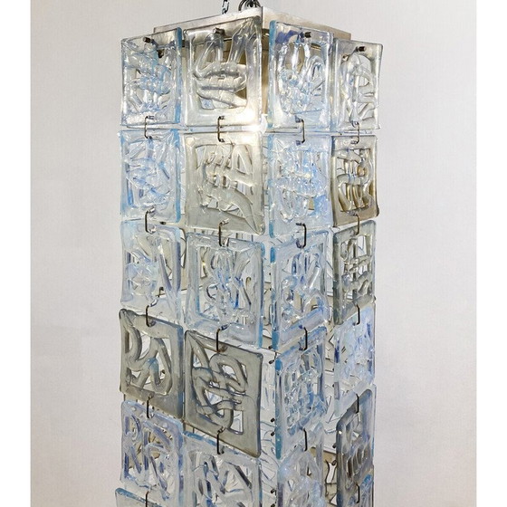 Image 1 of Vintage plafondlamp van Murano glas, Italië