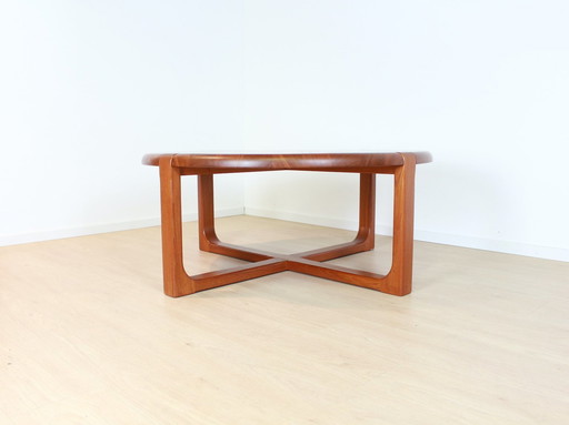 Ronde Teak Massieve Salontafel Niels Bach