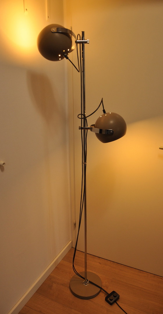 Image 1 of Herda Dubbele Bollamp Beige/Zand