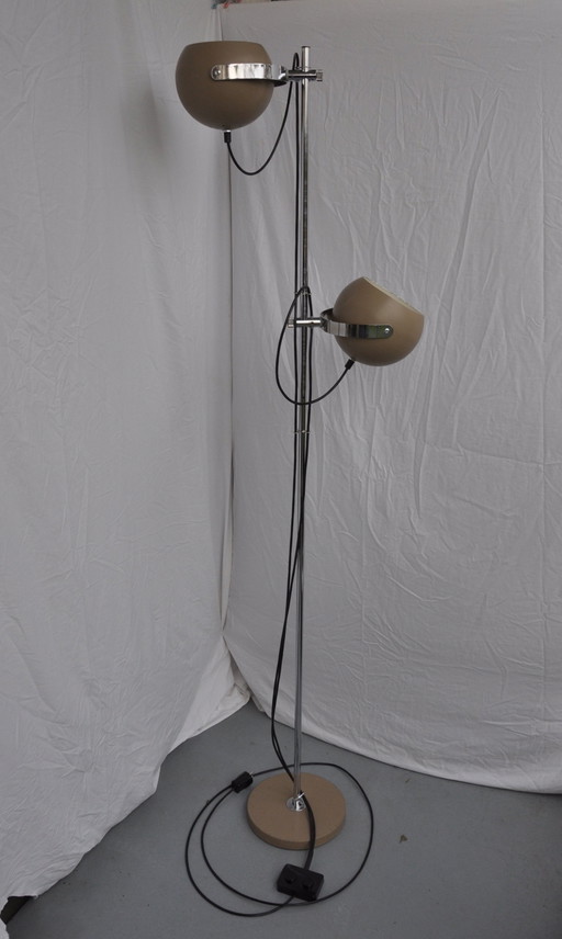 Herda Dubbele Bollamp Beige/Zand