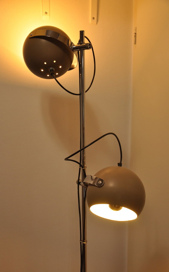 Image 1 of Herda Dubbele Bollamp Beige/Zand