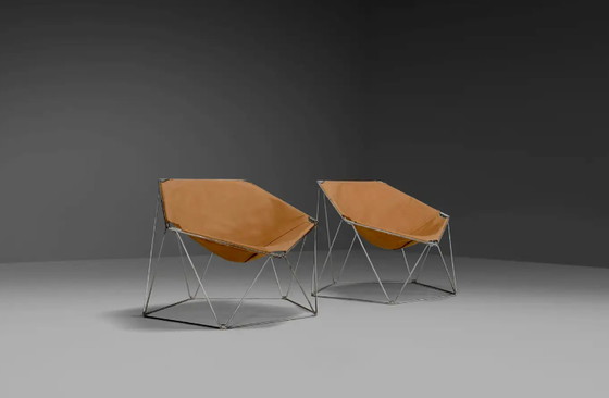 Image 1 of 2x Bofinger Penta stoelen door Jean-Paul Barray & Kim Moltzer