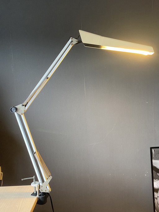 Vintage Bureaulamp Met Klemmechanisme 