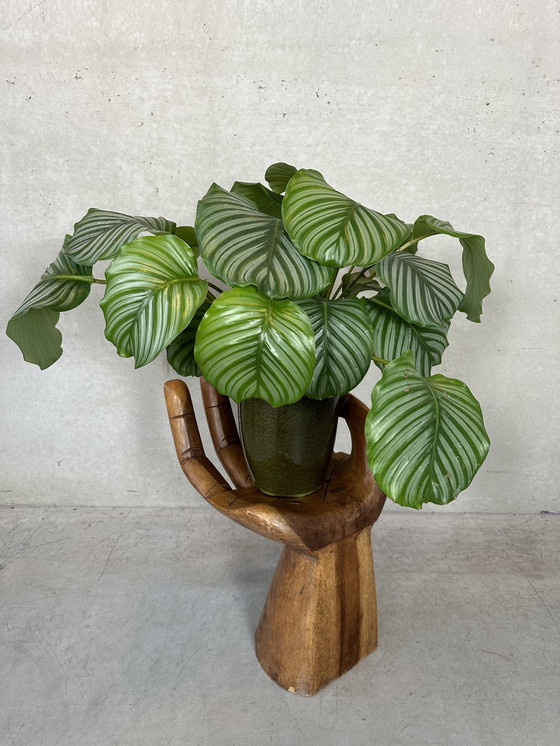 Image 1 of Vintage Wooden Hand Stool