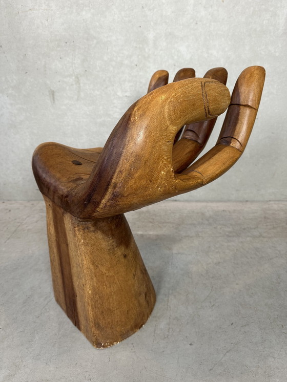 Image 1 of Vintage Wooden Hand Stool