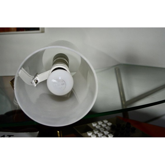 Image 1 of Vintage wandlamp in messing en polymethacrylaat, Denemarken 1960