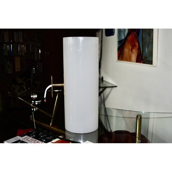 Image 1 of Vintage wandlamp in messing en polymethacrylaat, Denemarken 1960