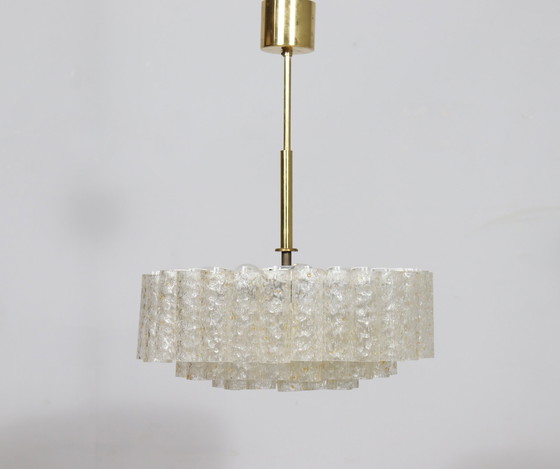 Image 1 of Mid Century plafondlamp van Doria Leuchten, Duitsland, jaren 1970