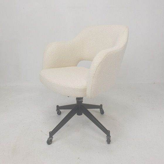 Image 1 of Mid-eeuwse Italiaanse draaibare bureaufauteuil, 1960