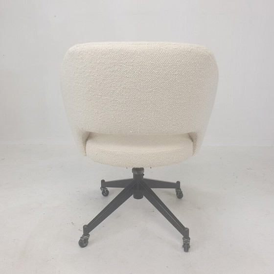 Image 1 of Mid-eeuwse Italiaanse draaibare bureaufauteuil, 1960