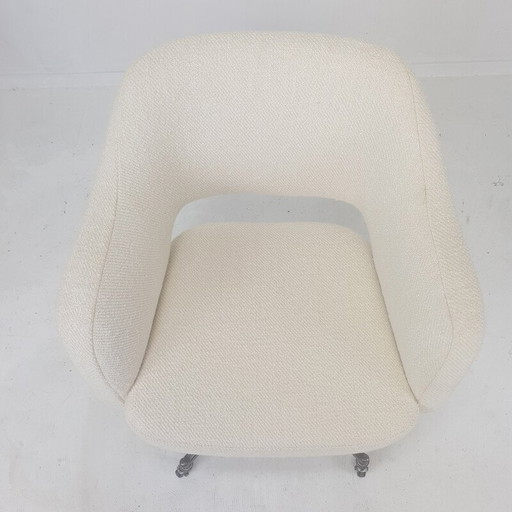 Mid-eeuwse Italiaanse draaibare bureaufauteuil, 1960