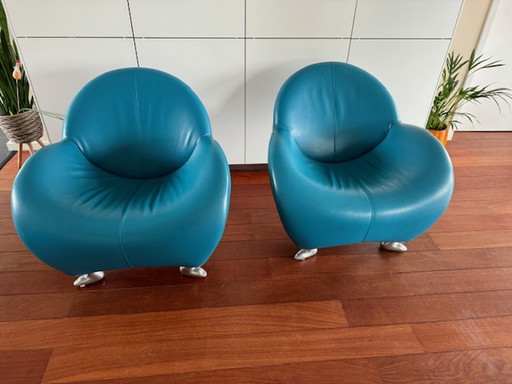 2x Leolux fauteuils