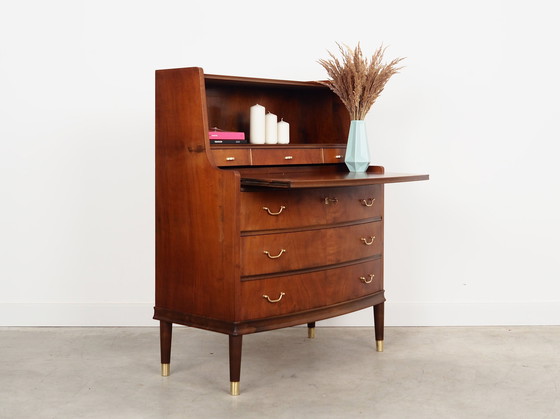 Image 1 of Notenhouten secretaire, Deens ontwerp, 1970S, Productie: Denemarken