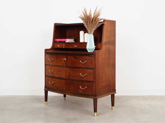 Image 1 of Notenhouten secretaire, Deens ontwerp, 1970S, Productie: Denemarken