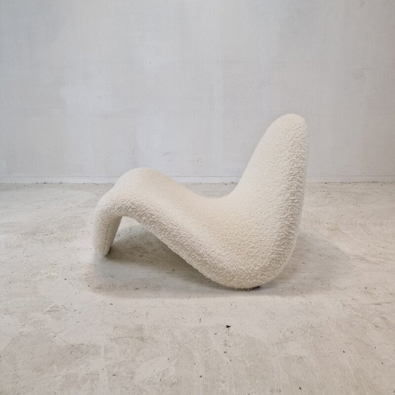 Image 1 of Paar vintage Tongue wollen stoelen van Pierre Paulin voor Artifort, Frankrijk 1960