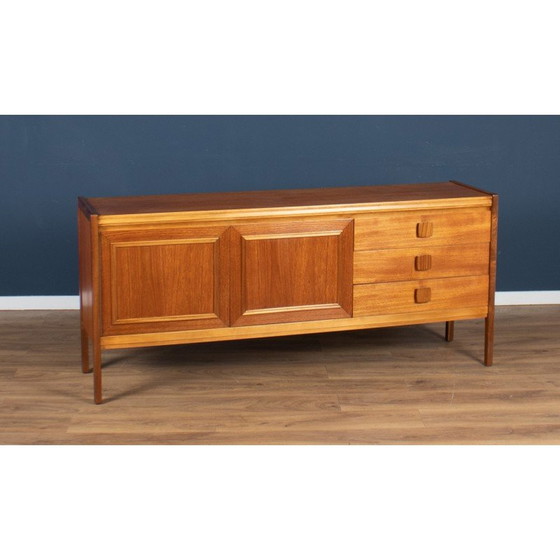 Image 1 of Vintage teakhouten dressoir, jaren 1960