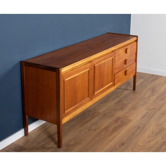 Image 1 of Vintage teakhouten dressoir, jaren 1960