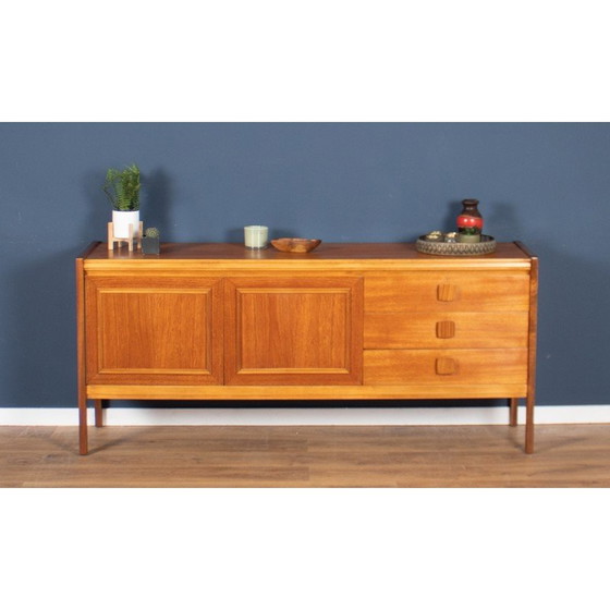 Image 1 of Vintage teakhouten dressoir, jaren 1960